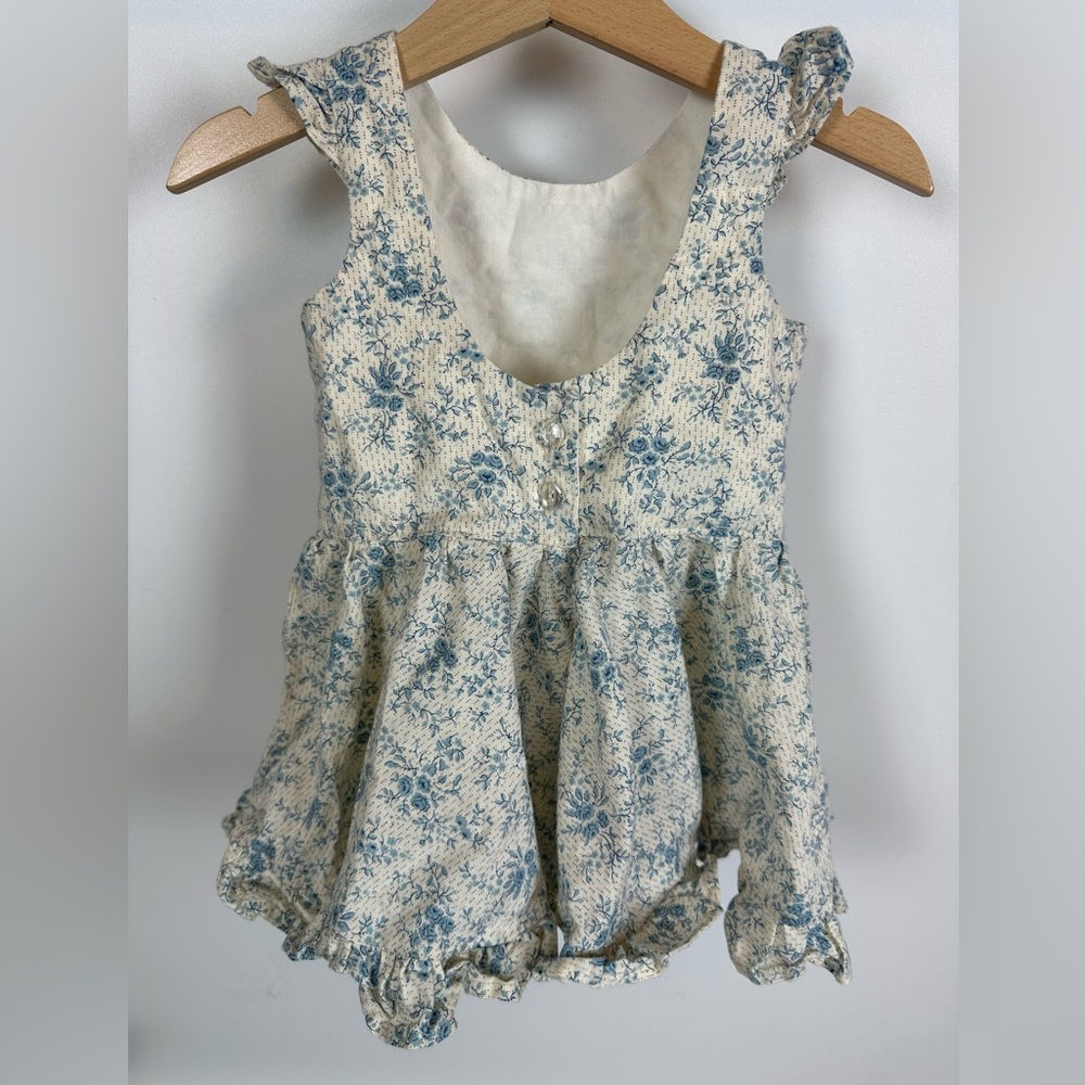 25 Letters Handmade Vintage Inspired Toddler Floral‎ Dress Pinafore - Picture 2 of 5